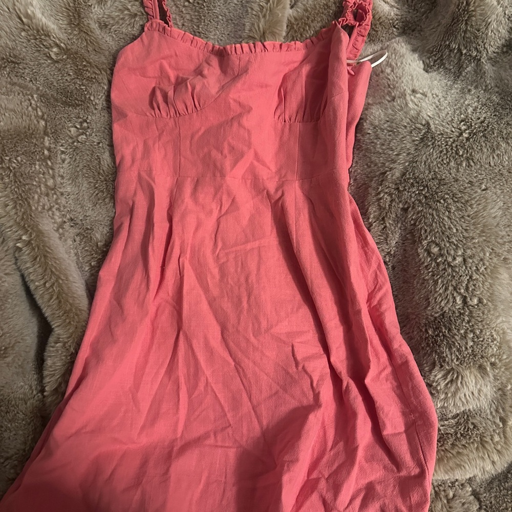 Showpo pink Ruffle Dress